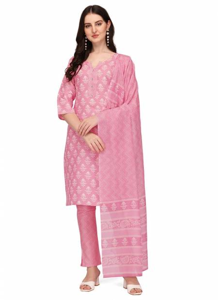LV New Designer Cotton Daily Wear Women Salwaar Suit Collection LV112-PINK